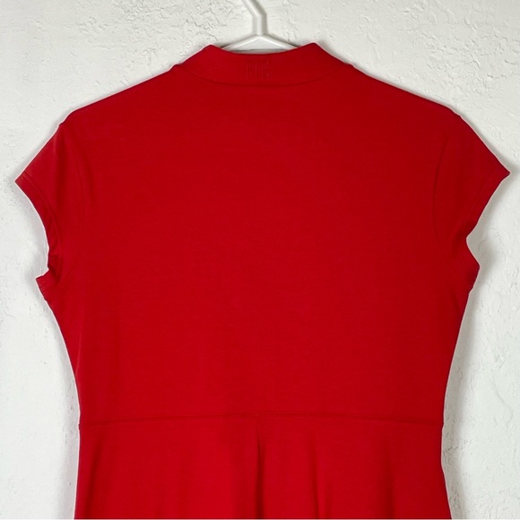 FIG BOM Dress NWOT travel athleisure RED - Picture 8 of 11